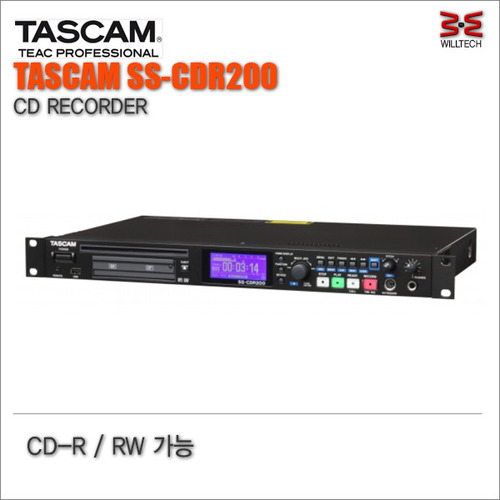 TASCAM SS-CDR200 SSCDR200 디지털레코더 CD WAV MP3